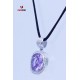 Amethyst Silver Pendant 